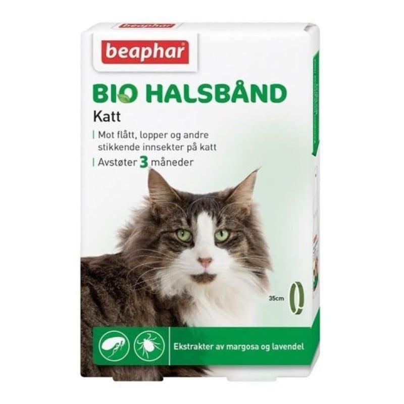 Beaphar Biohalsbånd flåtthalsbånd til katt 35 cm