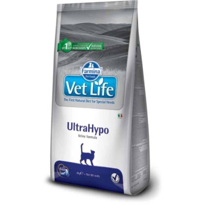 VetLife UltraHypo Tørrfôr til katt 2 kg