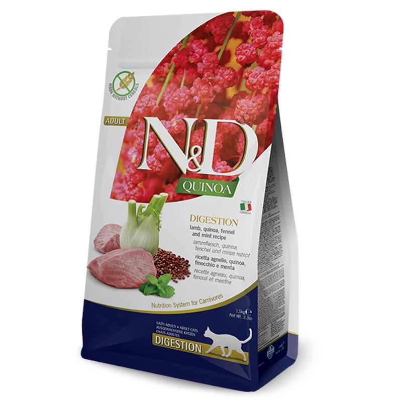 N&D Quinoa Digestion Lamb Tørrfôr til katt 1,5 kg