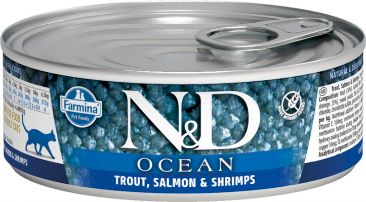 Farmina N&D Cat Ocean Trout Salmon & Shrimps