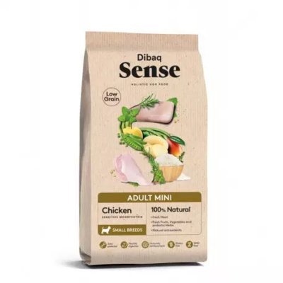 Dibaq Sense Low Grain Dog Adult Chicken Small Breeds Tørrfôr til hund