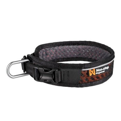 Non-Stop Dogwear Rock Collar Justerbart Hundehalsbånd Sort