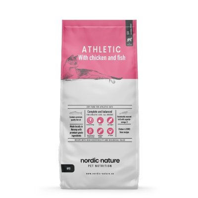 Nordic Nature Athletic Tørrfôr til katt