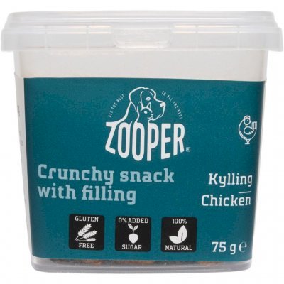 Zooper Crunchy Snack Kylling Godbiter til katt