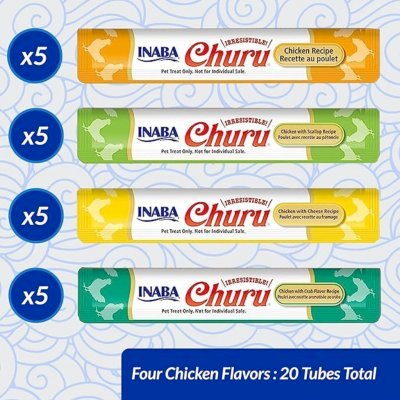 Churu Cat Creamy Chicken Variert Kattesnacks