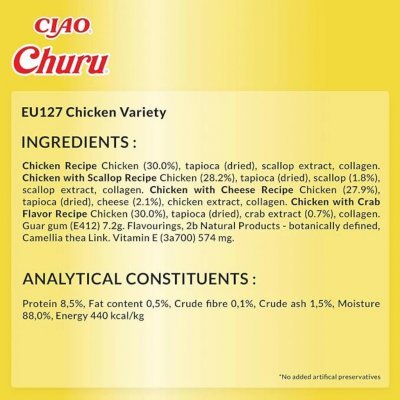 Churu Cat Creamy Chicken Variert Kattesnacks