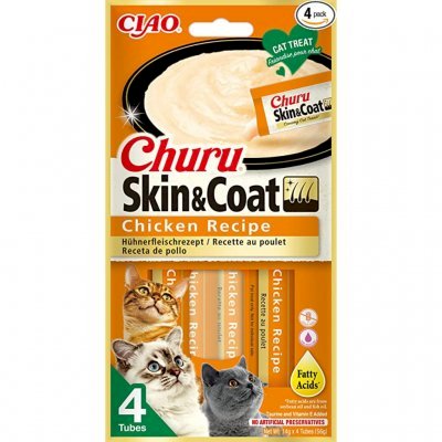 Churu Cat Creamy Skin & Coat Kylling Kattesnacks